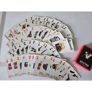 Vector Mfg Deck Of playing cards‎ Power Batteries Products Advertising